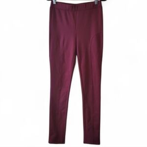Kalani‎ Hilliker for Alyce Paris Leggings In Burgandy Size S NWOT'S